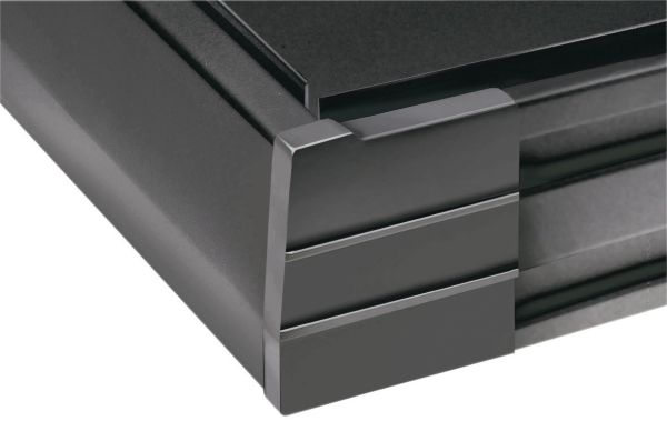 ORGAAER KUTNI POKROV PREDNJE MASKE-CRNA