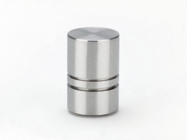 RUČKICA GUMB S GRAVUROM INOX ?13MM