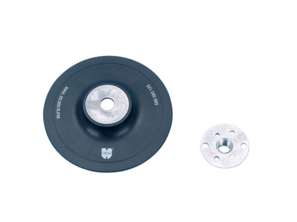 POTPORNI TANJUR-ZA BRUSNI PAPIR-GUMENI-D115MM