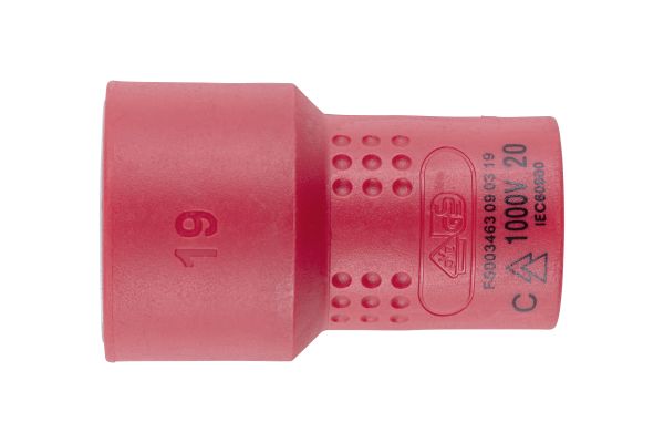 NASADNI KLJUČ VDE 3/8IN-KRATKI-19MM