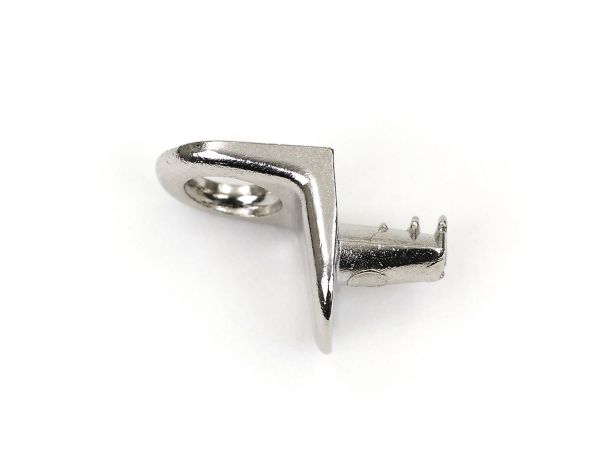 NOSAČ POLICE S OSIGURAČEM L.Zn/Ni-D5MM-RUPA 6MM