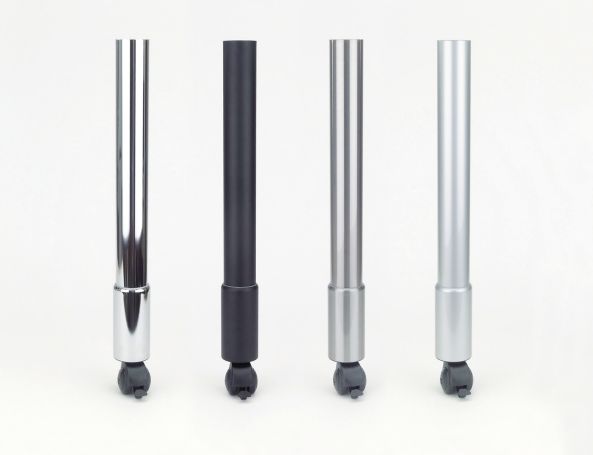 NOGA ZA STOL S KOTAČEM-CRNA-H650-750-?60MM