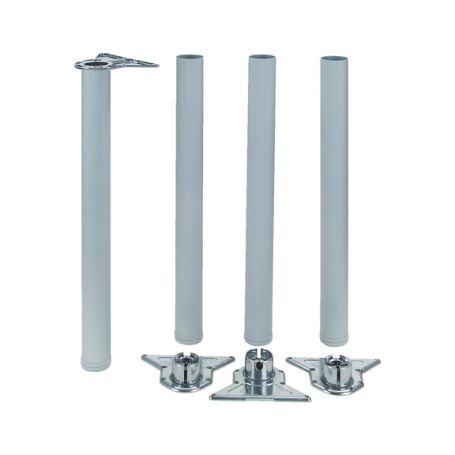 NOGE ZA STOL-SET-ALU-REBRAST-H705-735MM-?60MM