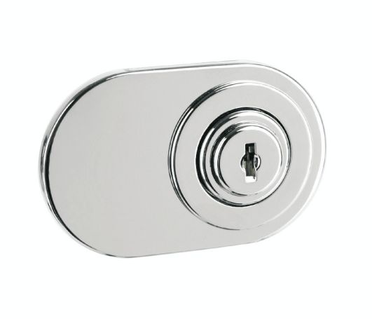 BRAVA 25 MM ZA STAKLENA VRATA, DVOKRILNA