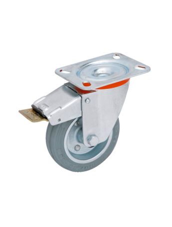 KOTAČ-OKRETNI-S KOČNICOM-130KG-D125MM