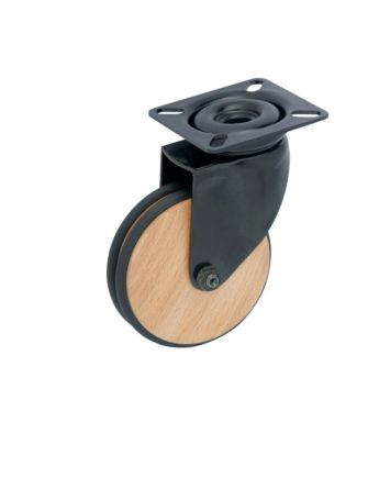 KOTAČ ZA NAMJEŠTAJ S KOČNICOM-BUKVA-50MM-40KG