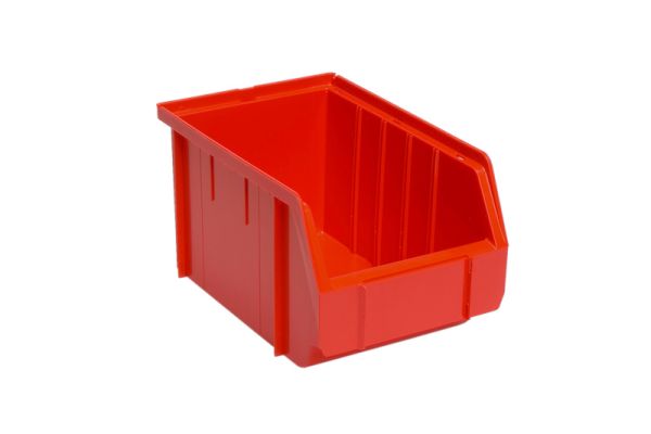 PLASTIČNA KUTIJA ZA REGAL-CRVENA-VEL.3