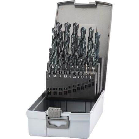 SPIRALNA SVRDLA-SET N HSS DIN 338 D 1,0-10,5mm 0,5
