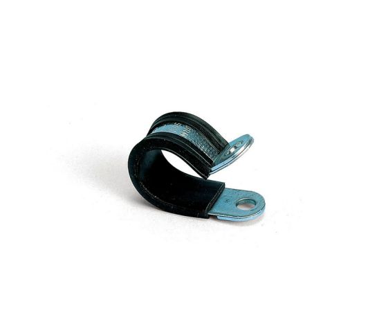 OBUJMICA-ZA CIJEV-S GUMOM-CRNA-DIN3016-B15-D18MM