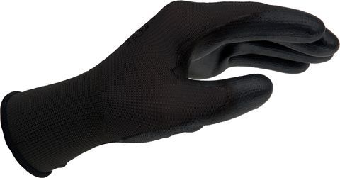 ZAŠTITNE RUKAVICE ZA MONTAŽU,PU CRNE-VEL.8