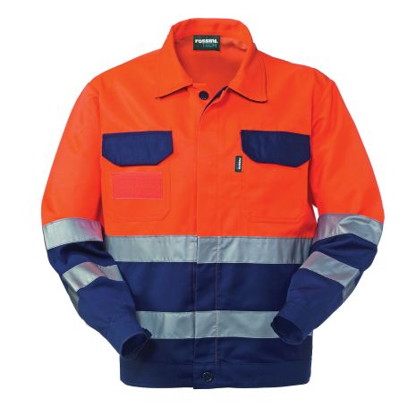 ZAŠTITNA JAKNA HI-VIS-NARANČASTO-PLAVA-VEL.XXL