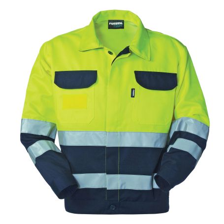 JAKNA ZAŠTITNA HI-VIS ŽUTO-PLAVA vel.L