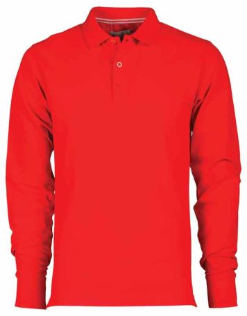 POLO MAJICA-DUG. RUK.-FLORENCE-CRVENA-VEL.XXL