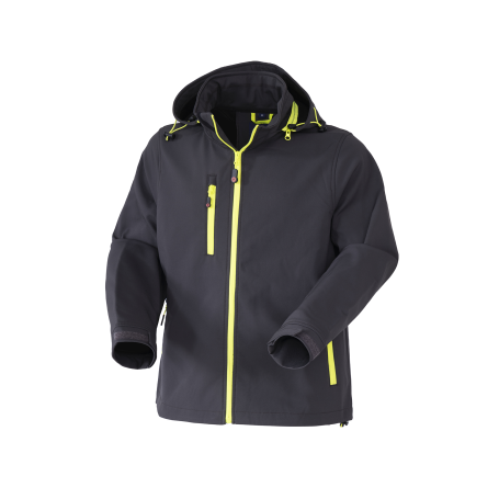 JAKNA SOFTSHELL R BOOST ANTRACIT L