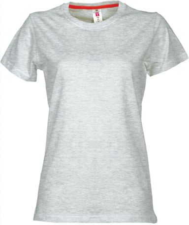 RADNA TSHIRT MAJICA-SUNRISE LADY-MELANŽ SIVA-VELXL