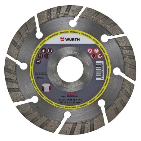 DIJAMANTNA REZNA PL.-GRAD.-1,6MM-D115X22,23-RL