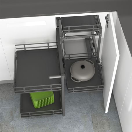 REVERSO OKOV ZA KUTNI ELEM. PREMIUM-450MM-CRNA