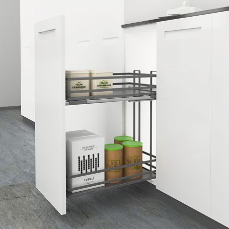 IZVLACNA KOSARA PREMIUM POTP. IZVLAKA 300 MM, CRNA