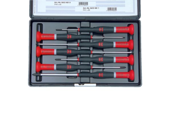 SET ODVIJAČA ZA FINOMEHANIKU, SZ/PH, 7-DIJELNI