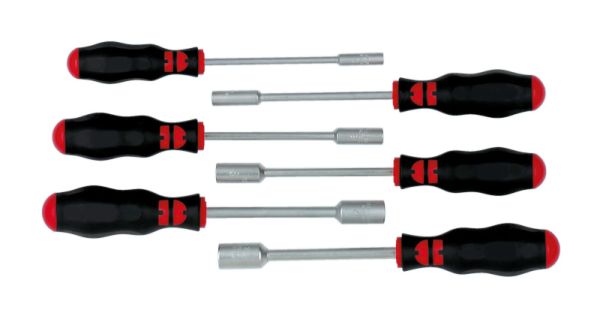 SET ODVIJAČA NASADNIH, 6-KT, 6-DIJELNI, ZEBRA