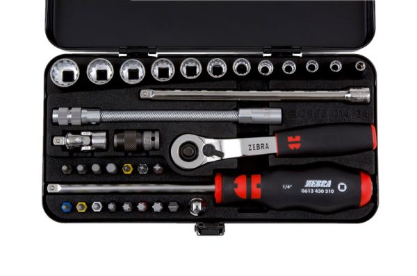 1/4” SET MULTI-NASADNIH KLJUČEVA, 34-DIJELNI