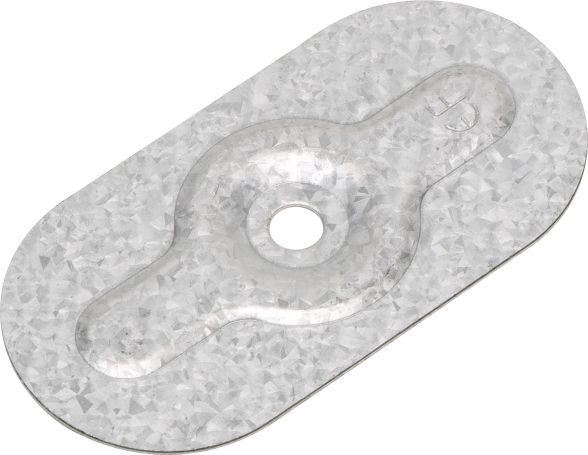 PODLOŽNA PLOČICA OVAL 80/40/6,3MM ZZN