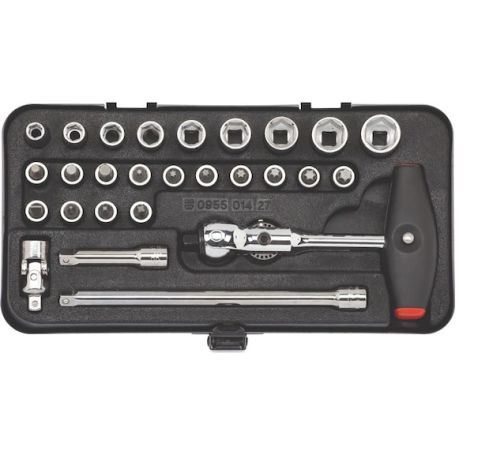 1/4" SET NASADNIH KLJUČEVA, BALL-HEAD, 27-DIJELNI