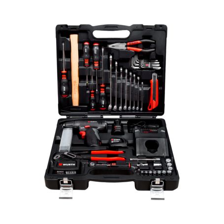 SET ALATA S AKU-ODVIJAČEM U KOVČEGU - 75-DIJELNI