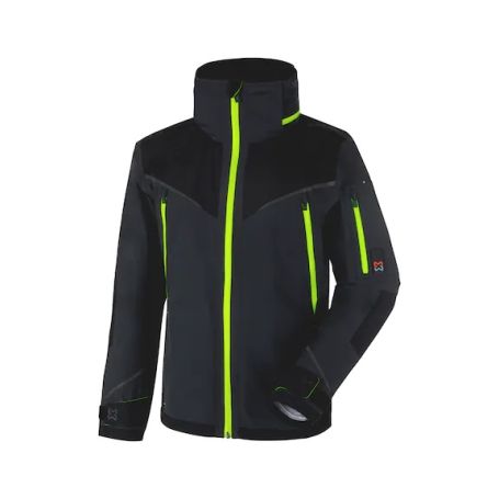 ZAŠTITNA JAKNA HARDSHELL-PERFM-EN343-CRNO-CRVEN-XL