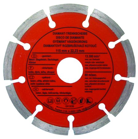 REZNA PLOČA DIJAMANTNA ZA BETON 115mm