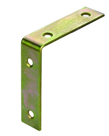 KUTNIK PERFORIRANI ŽUTO Zn 100x100x20mm - pak 4kom