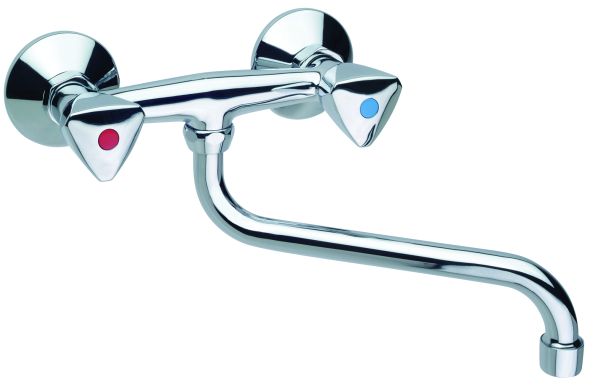 MIJEŠALICA LISA ZA SUDOPER DVORUČNA ZIDNA