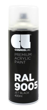 SPREJ LAK RAL 9005 CRNI POLUSJAJNI 400ml