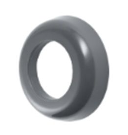 ROZETA PVC ZA SIFON 40/74mm SIVA