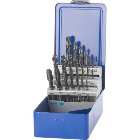 SET STROJNIH UREZNIKA HSSE M3-M12 ZA DL+GL+KLB