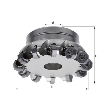 HPC-PLANSKA GL.GLAVA 45 ST. P. 80,00 mm Z=7