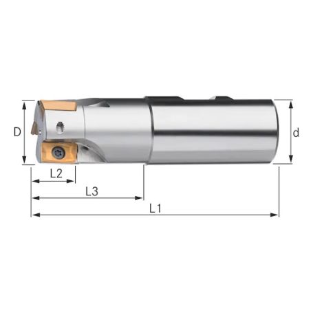 GLODALO  ZA PL. IK Z=4 40,0x115mm  D=32mm