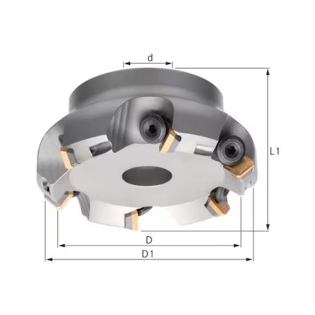GL.GLAVA PLAN. 45 ST. 160,0 mm Z=8SEEN/SEER 1203