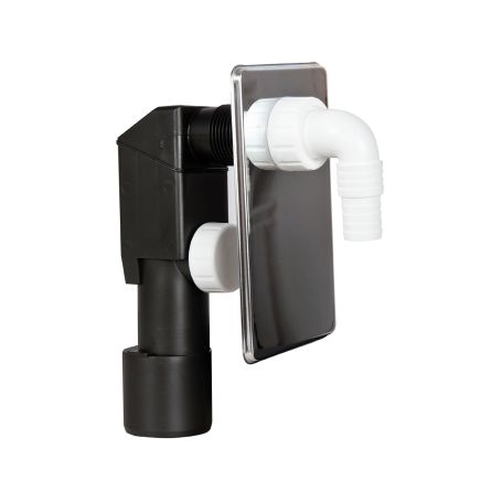 SIFON ZA PERILICU PODŽBUKNI S INOX ROZETOM