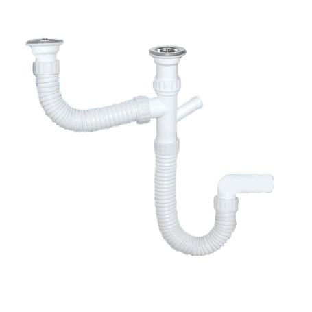 SIFON GIBLJIVI ZA DVODIJELNE SUDOPERE S PRIK.