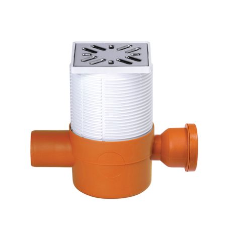 SIFON PODNI 100x100mm S PODEŠAVAJUĆOM VISINOM