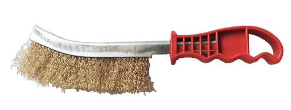 ČETKA ŽIČANA 130mm TESLER ČELIČNA S PVC DRŠKOM