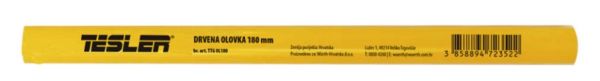 OLOVKA DRVENA TESLER 180mm OVALNA ŽUTA