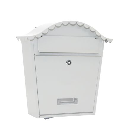 SANDUČIĆ POŠTANSKI OVAL BIJELI 36X13X37cm