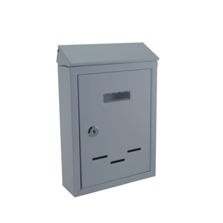 SANDUČIĆ POŠTANSKI BASIC SREBRNI 20,5X7X30cm