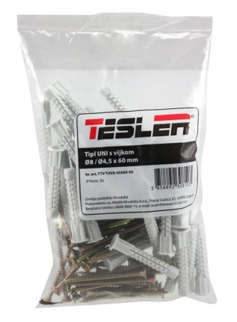 TIPLA UNI FI 6 S VIJKOM 3,5X45  50kom