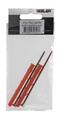 TIPLA ZA Š.CIGLU FI 6X75 S VIJKOM 4X100 2kom