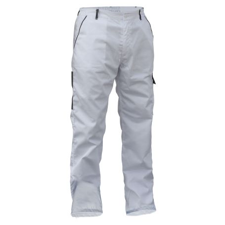 HLAČE RADNE ORCUS BIJELO/SIVE-vel.XL