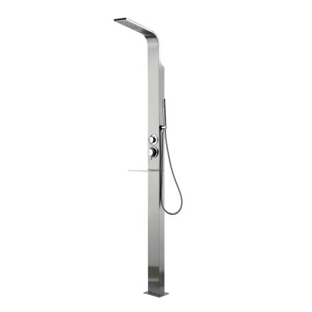 TUŠ VANJSKI INOX S MIJEŠALICOM