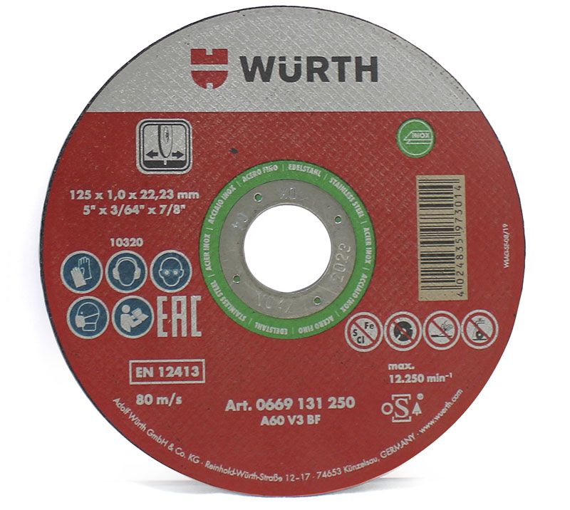REZNA PLOČA ČEL/A2 RAV 2mm d230X22,23